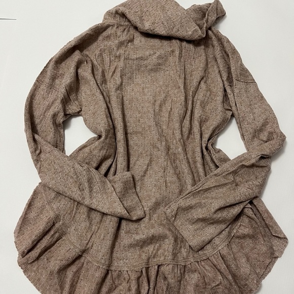 Maeve Anthropologie cowl neck frilly knit sweater - size small. - Picture 3 of 15